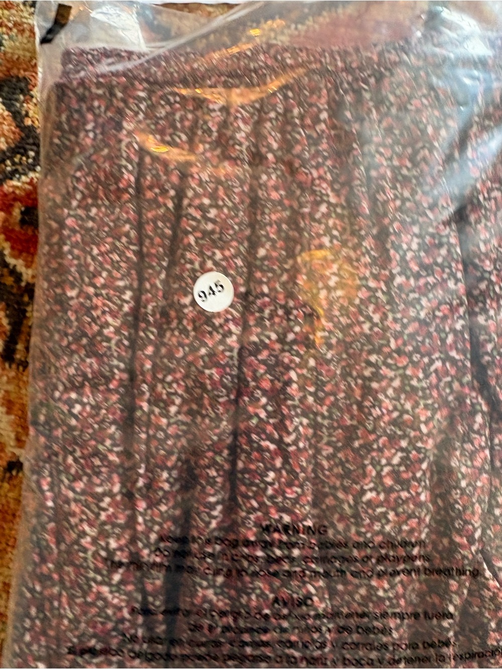 Doen | Smocked Tie-Shoulder Midi Dress | Floral | Medium - Picture 12 of 12